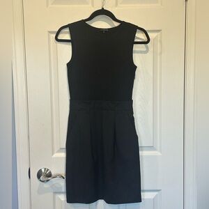 Theory Black Sleeveless Sheath Dress | Size 0